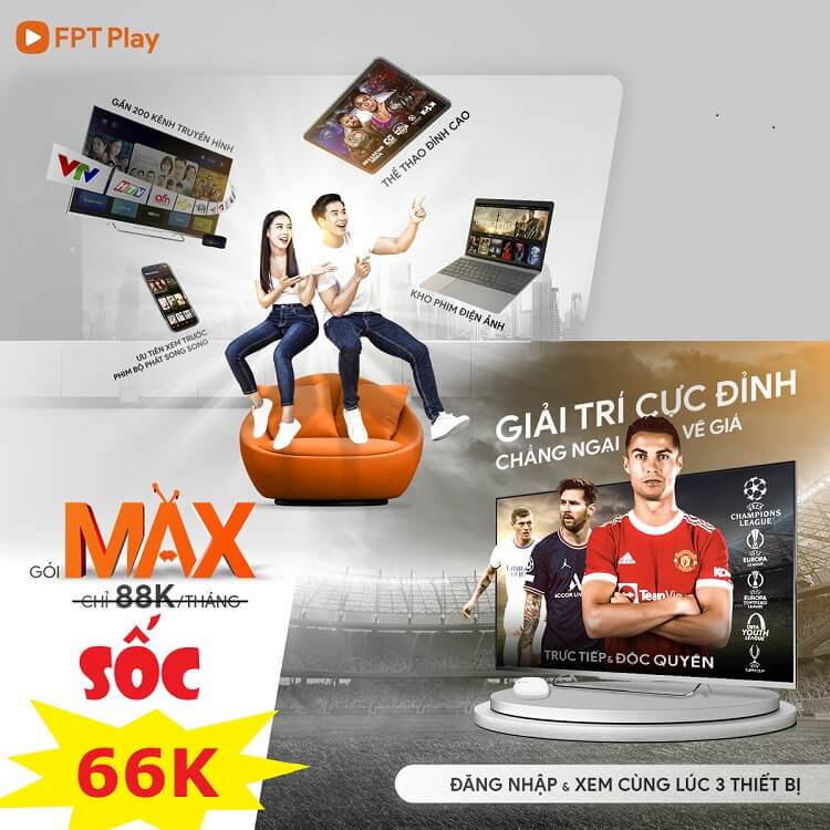 Gói cước FPT Play Max